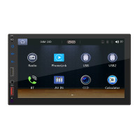 Универсальная автомагнитола X2S 7" 2 DIN на Android carplay MP4-MP5