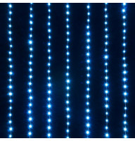 Гірлянда Штора від мережі 300LED на мідному дроті + з'єднувач, Xmas B-9 (3M*3M) (Синій)