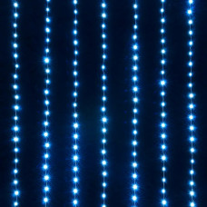 Гірлянда Штора від мережі 300LED на мідному дроті + з'єднувач, Xmas B-9 (3M*3M) (Синій)
