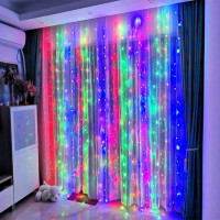 Xmas гирлянда-водопад LED 320 (3M*3M) (Мультицвет)