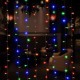 Гірлянда Штора від мережі 300LED на мідному дроті + з'єднувач, Xmas M-9 (3M*3M) (Мультиколір)