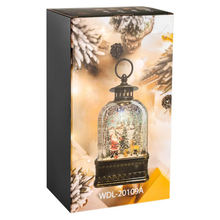 Новогодний светильник c музыкой и падающим снегом XMAS 20109A/B/C