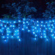 Вулична гірлянда бахрома - білий провід Xmas B-1 LED 120 3.3 Line Short curtain (5М) (Синій)