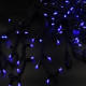 Гірлянда бахрома - чорний дріт Xmas B-2 LED 200 3.3 Line Short curtain (10M*1.5M) (Синій)