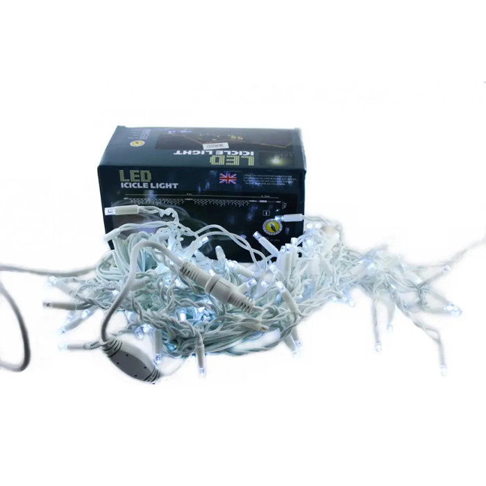 Вулична гірлянда Xmas LED 100L 3.3 W (10М) (Холодний Білий)