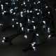 Вулична гірлянда бахрома - чорний дріт Xmas W-1 LED 120 3.3 Line Short curtain (5М) (Холодний білий)