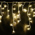 Вулична гірлянда бахрома - білий дріт Xmas WW-1 LED 120 3.3 Line Short curtain (5М) (Теплий білий)