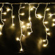 Вулична гірлянда бахрома - білий дріт Xmas WW-1 LED 120 3.3 Line Short curtain (5М) (Теплий білий)