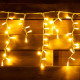 Вулична гірлянда бахроми - білий провід Xmas WW-1 LED 200 3.3 Line Short curtain (10M*1.5M) (Теплий білий)