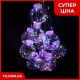 Xmas гірлянда-штора 150 Led на мідному дроті "прозорі кулі" 8см (3M*1.5M) (Мультицвіт)