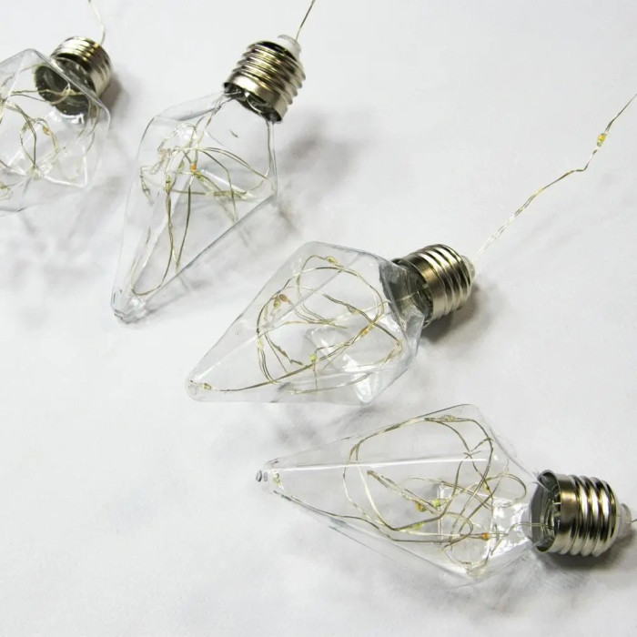 Гірлянда Лампочки ромб від мережі Xmas-150 LED (5М) (Мультиколір)