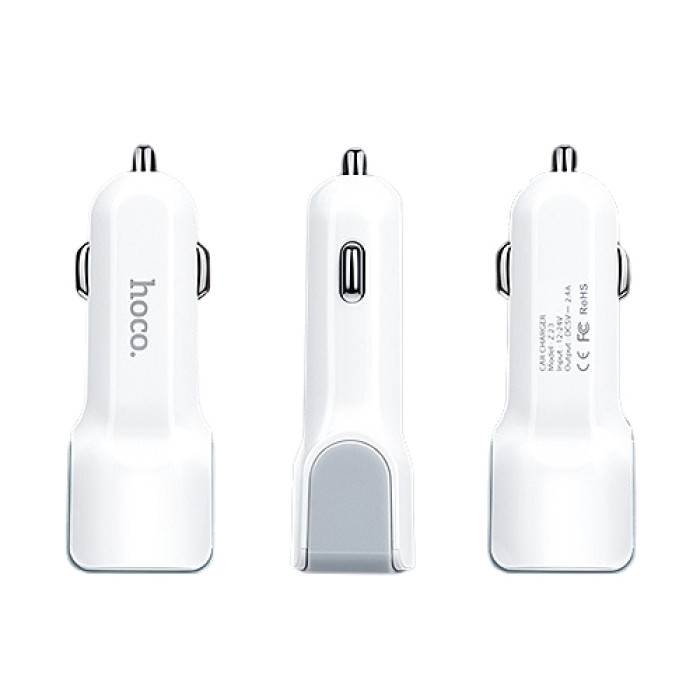 Автомобільний зарядний пристрій HOCO CAR USB DOUBLE Z23