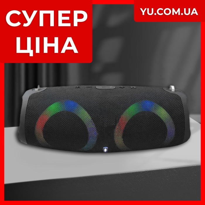 Мінідинамік Bluetooth Charge-6 B25 з підсвічуванням та ремінцем