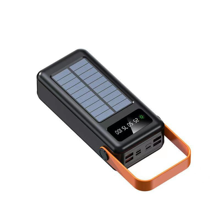 Потужний Powerbank на сонячній батареї 60000mAh