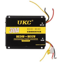 Перетворювач напруги UKC DC/DC 24V-12V 30A
