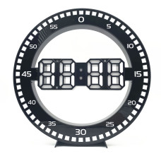 Электронные LED часы с термометром и календарем 3668L (Белый)