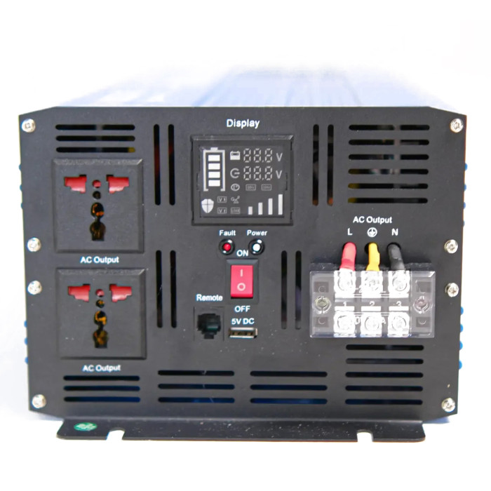 Інвертор-перетворювач напруги з чистою синусоїдою RAGGIE RGS-5000W 48V
