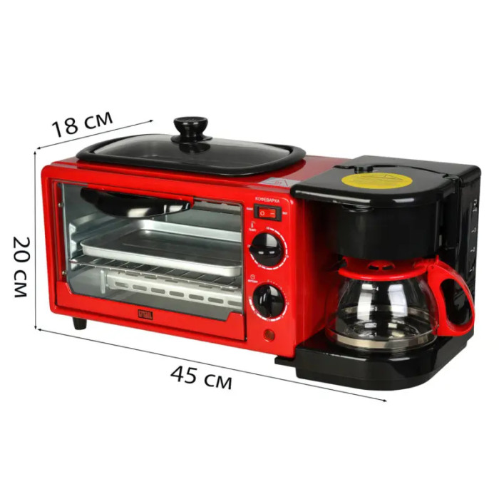 Пристрій для сніданків 3в1 RAF R.5308R 1250W