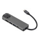 Разветвитель USB-хаб XoKo AC-500 Type-C to RJ45+HDMI+2xUSB 3.0