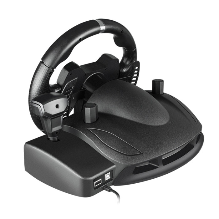 Ігрове гоночне кермо з педалями GAMING STREEING WHEEL AP7