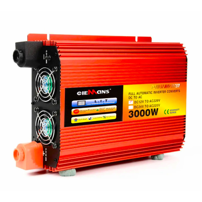 Перетворювач напруги-інвертор CIEMANS 12V-220V 3000W