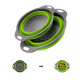 Дуршлаг силиконовый складной большой + маленький Collapsible filter baskets