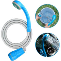 Кемпинговый душ с помпой от прикуривателя на 12V PORTABLE SHOWER+ 12V DK-02