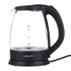 Електрочайник скляний чайник 1,7л Sokany GK-322 2200W