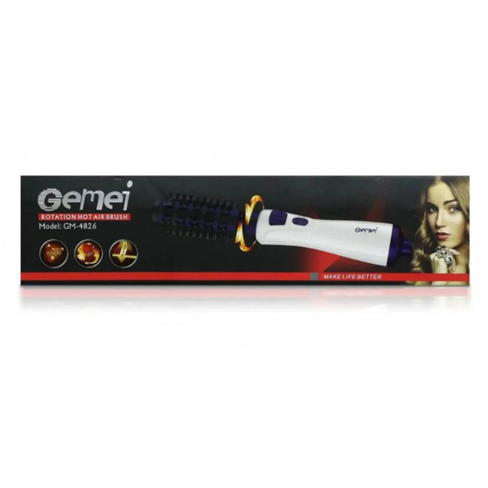 Фен-щітка для волосся Gemei GM-4826
