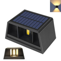 Настенный фонарь на солнечной батарее DOUBLE LIGHT HS-8032