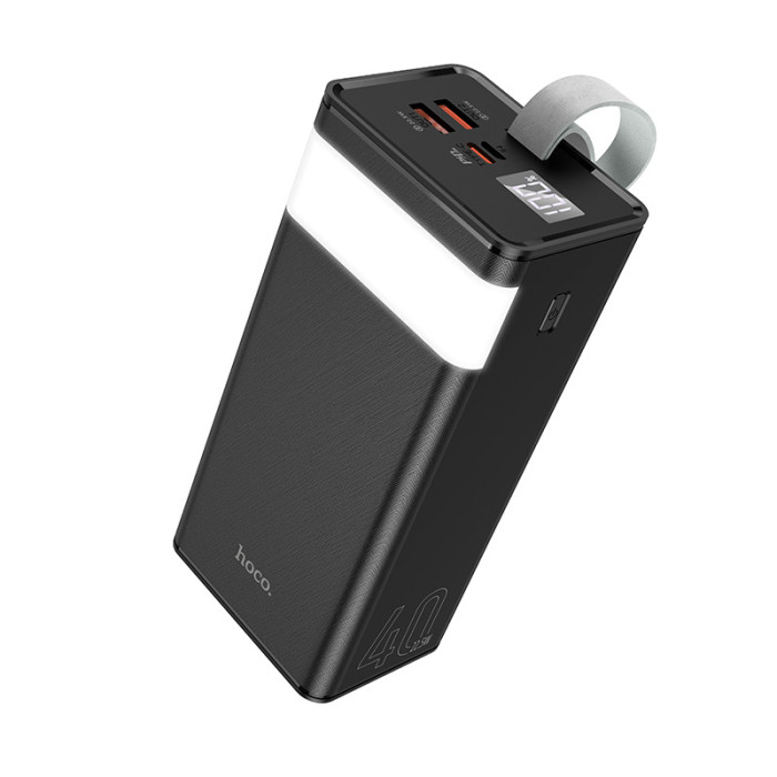Портативний зарядний пристрій Power Bank Hoco J86 40000mAh 22.5W з ліхтариком
