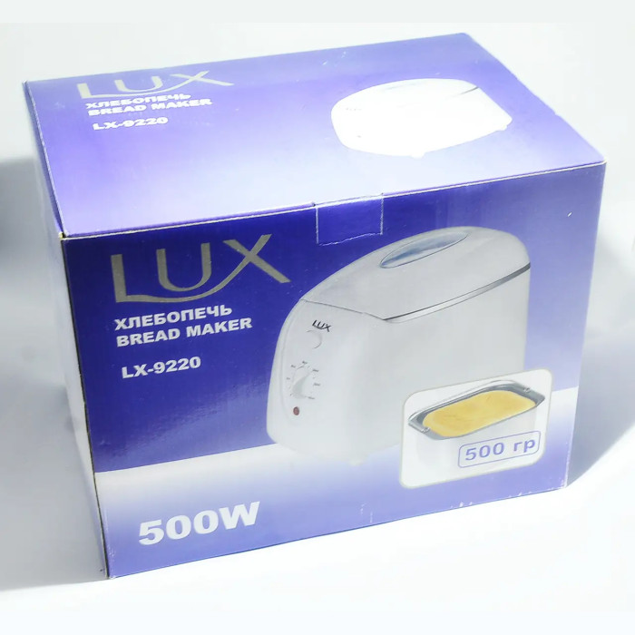 Компактная хлебопечка Lux LX-9220