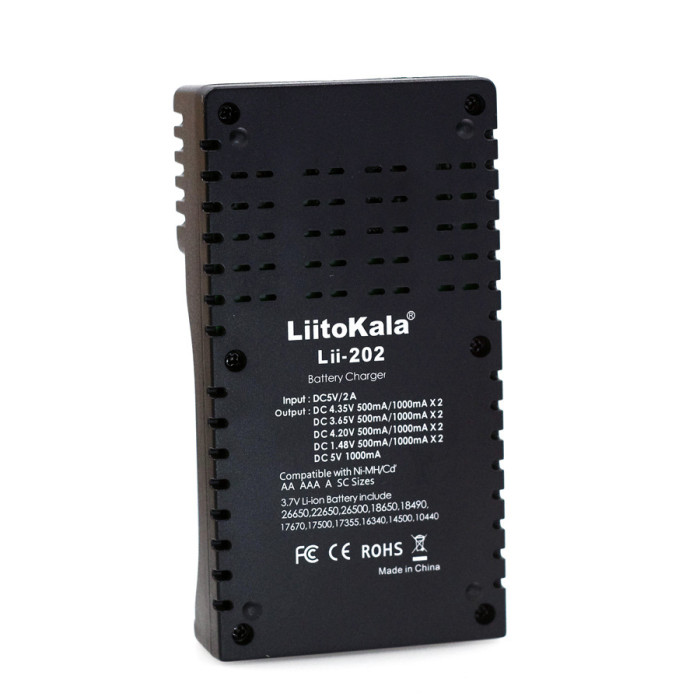 Универсальное зарядное устройство LiitoKala Lii-202