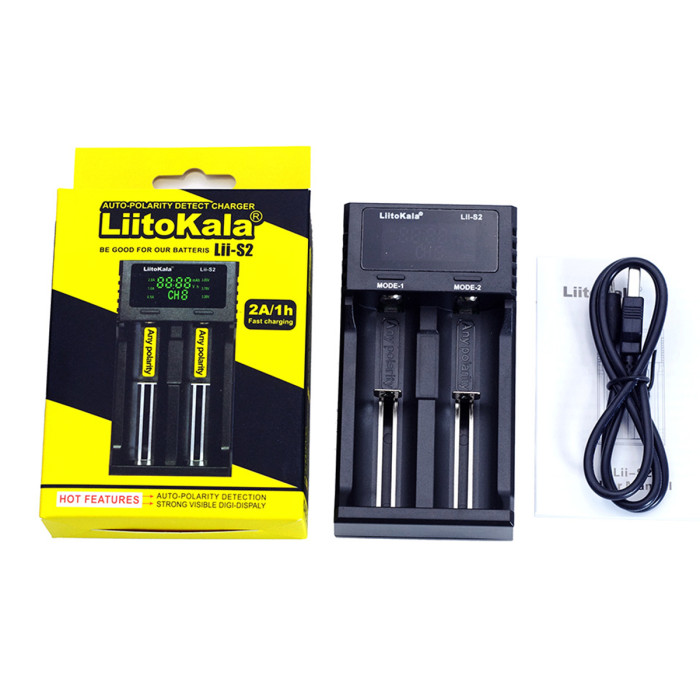 Универсальное зарядное устройство LiitoKala Lii-S2