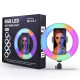 Кільцева світлодіодна RGB LED лампа MJ20