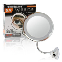 Зеркало косметическое с гибким шлангом на присоске Ultra Flexible LED MIRROR NEW ONE X5