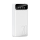 Потужний Powerbank PBF50 з ліхтариком та дисплеєм 40000mAh