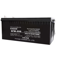 Акумулятор RAGGIE 12V 200Ah 6FM-200 Black