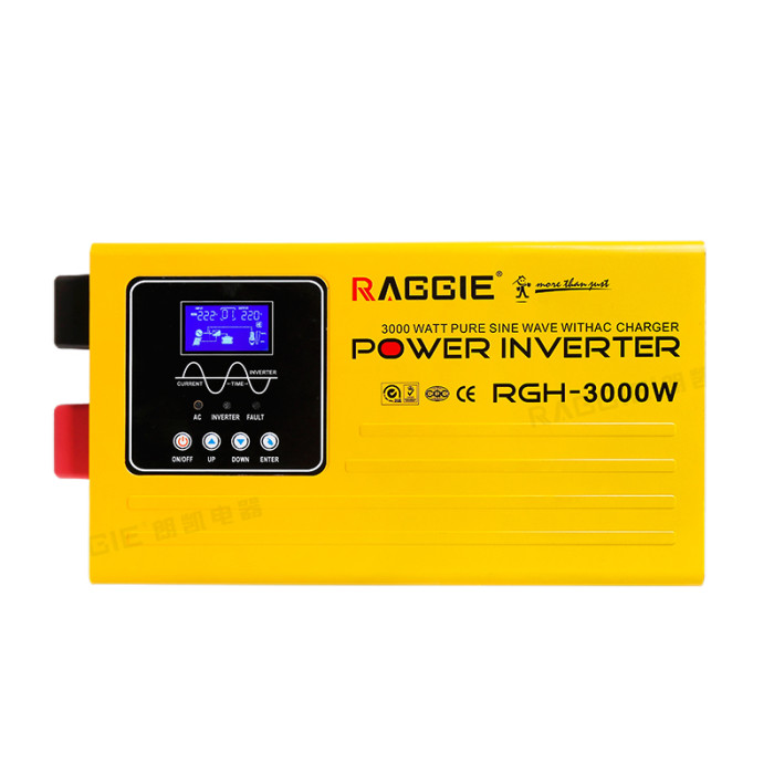 Гібридний сонячний інвертор із чистою синусоїдою RAGGIE RGH-3000W 24V
