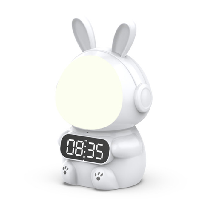Детские часы-ночник с будильником "Кролик" Rabbit clock