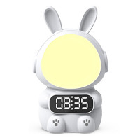Детские часы-ночник с будильником "Кролик" Rabbit clock