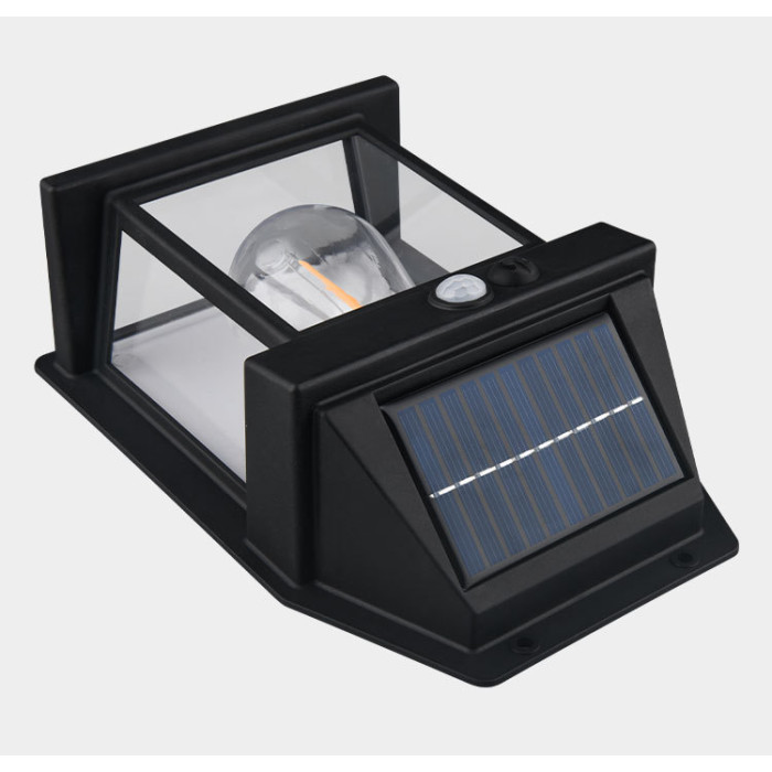Вуличний світильник на сонячній батареї із датчиком руху SOLAR WALL LAMP K-888