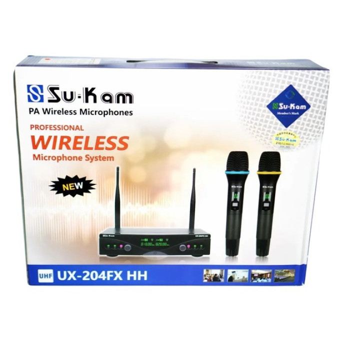 Радиосистема Su-Kam UX-204FX на 2 микрофона