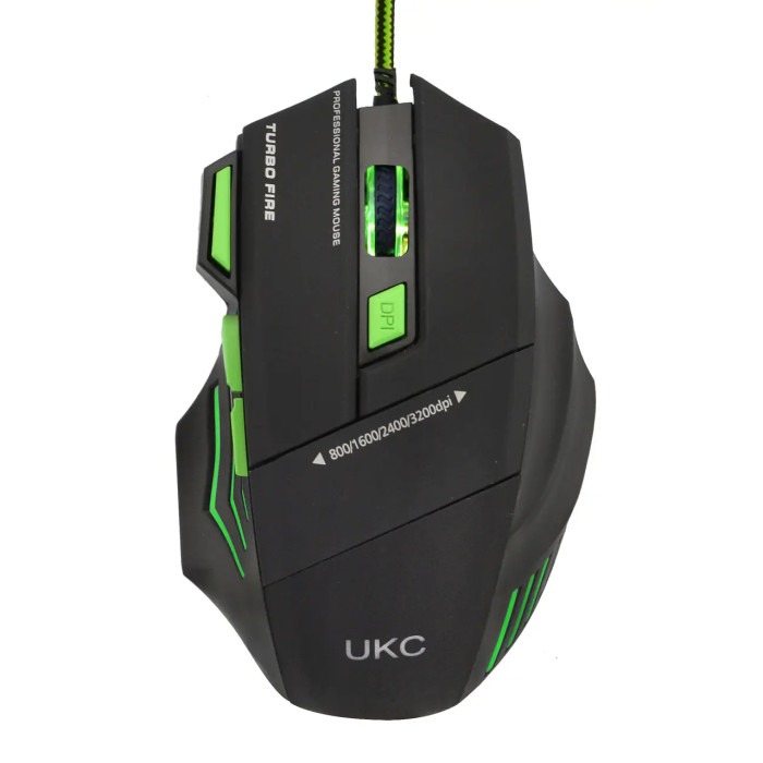 Проводная игровая мышка UKC X7S с подсветкой + коврик