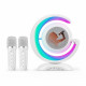 Ночник-лампа с беспроводной Bluetooth колонкой Lightshow с ДВУМЯ микрофономи YS-110