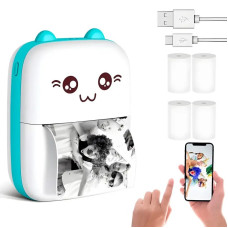 Портативний міні принтер для фотографій Сat-ears Mini-printer