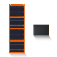 Складна сонячна панель 20W на секції для заряджання телефону з 2 USB