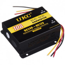 Преобразователь напряжения UKC DC/DC 24V-12V 10A