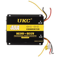 Преобразователь напряжения UKC DC/DC 24V-12V 40A