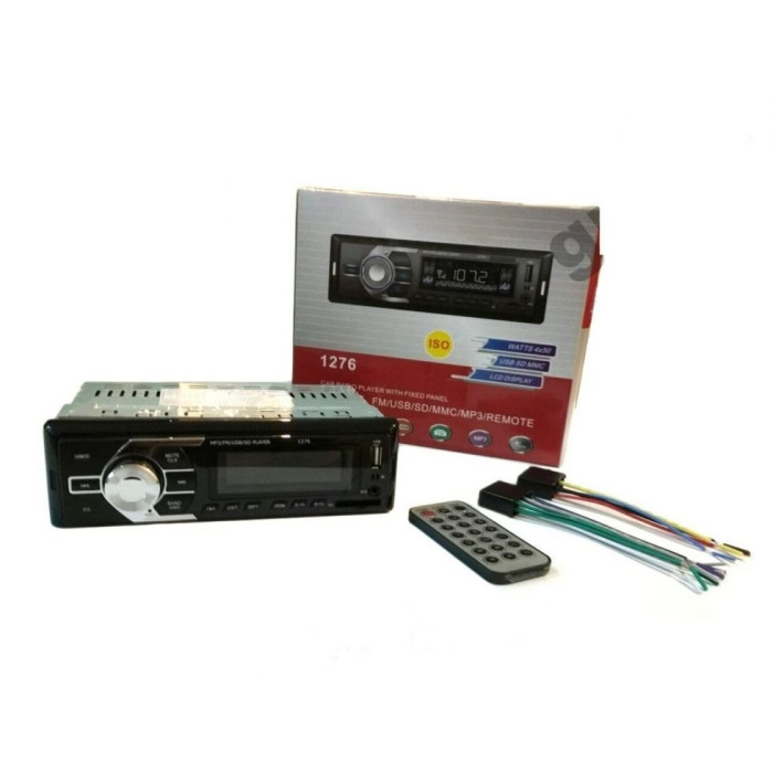Автомагнітола 1276 - MP3 Player, FM, USB, SD, AUX